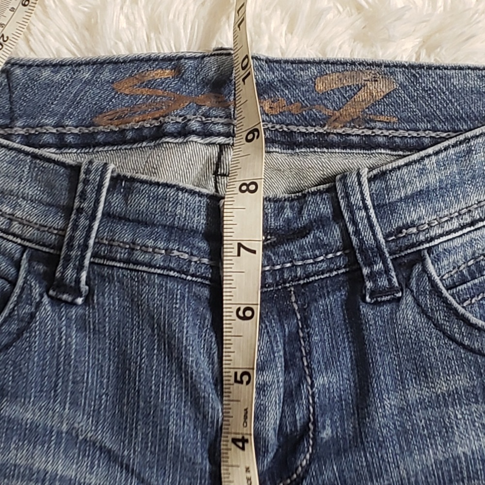 Seven7 Jeans Sz 4 Straight Leg Medium Wash - Picture 3 of 7